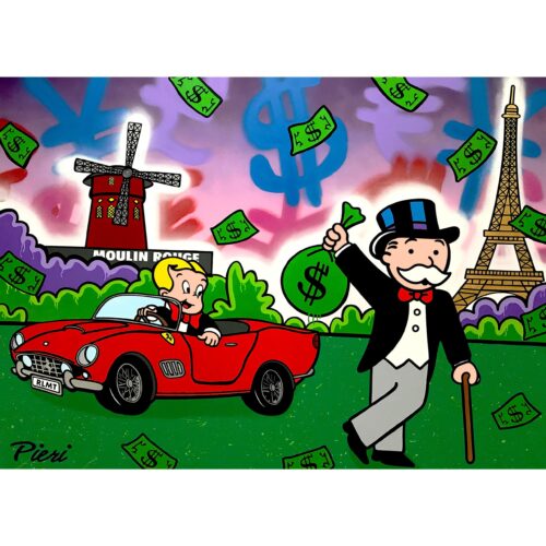Monopoly and Richie Driving in Paris