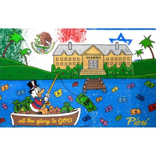 Scroogue Duck on Boat