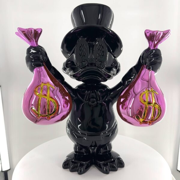 Billionaire Duck Black Lollipop