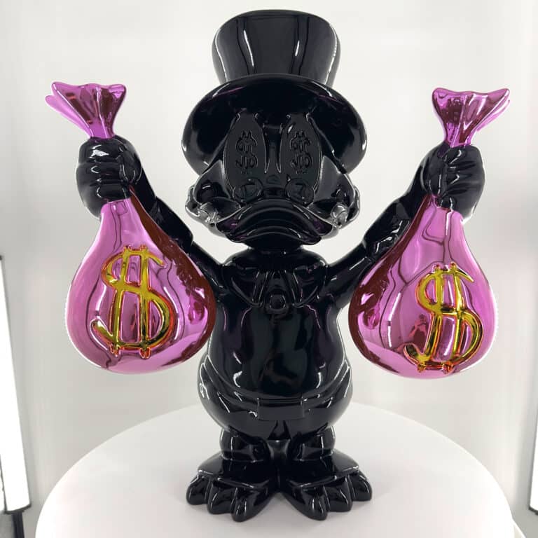 Billionaire Duck Black Lollipop