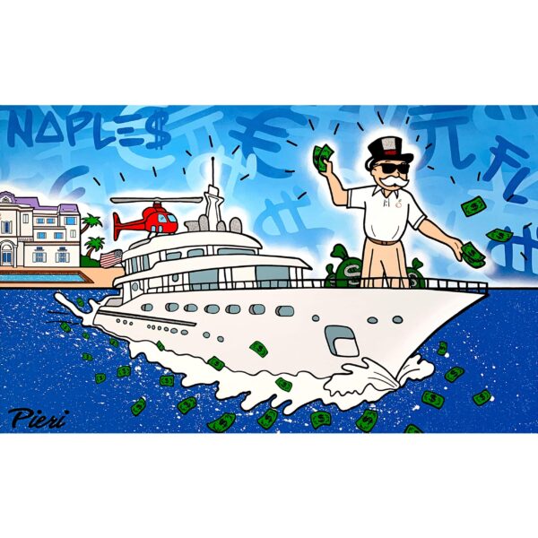 Monopoly Yatch Silver Edition