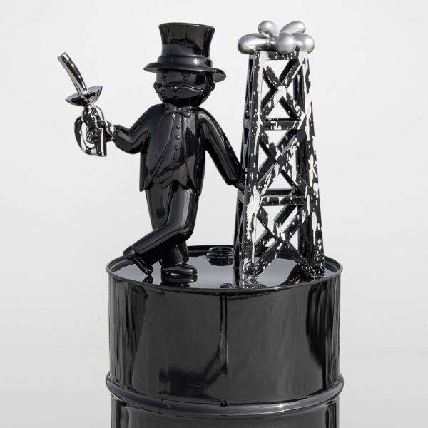 Monopoly Oil Black Silver Edition