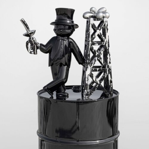 Monopoly Oil Black Silver Edition