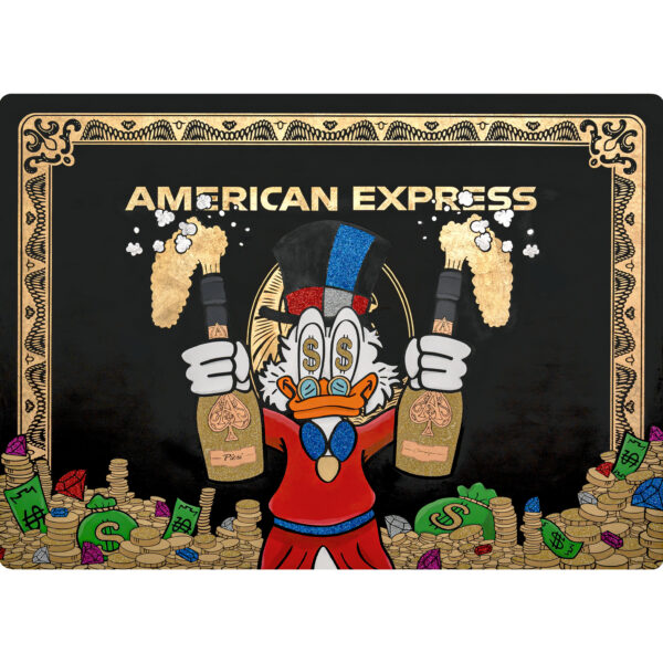 Scrooge McDuck Champagne – AMEX Black